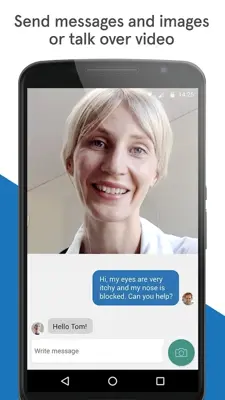 MeeDoc Talk to a Doctor now android App screenshot 1